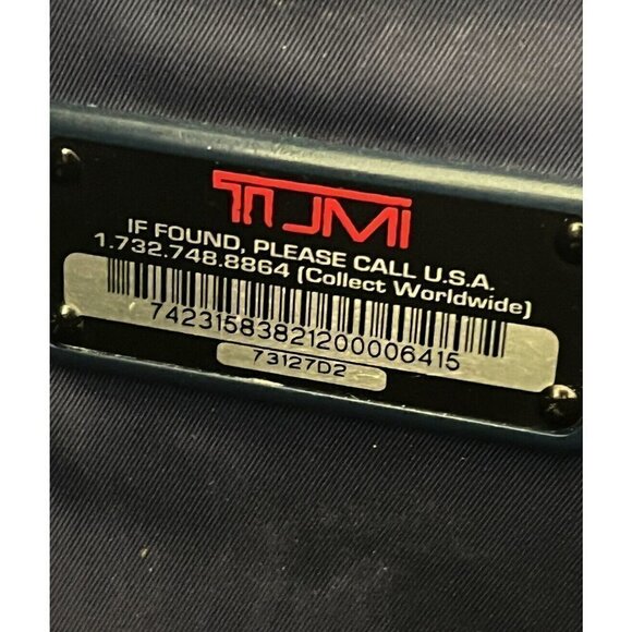 Tumi Villa Black Saffiano Leather Lock Front Tote Bag 73127D2 - Picture 10 of 12